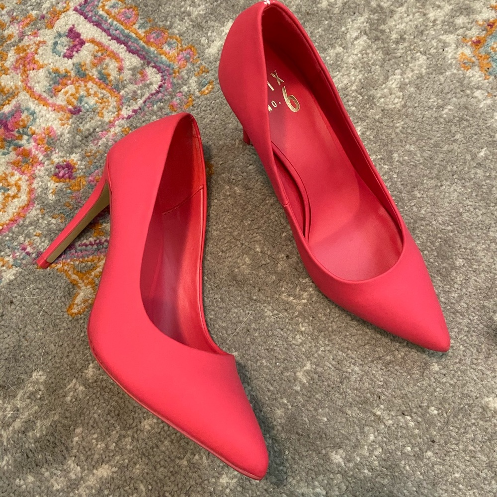 Mix No 6 matte Hot Pink Heels